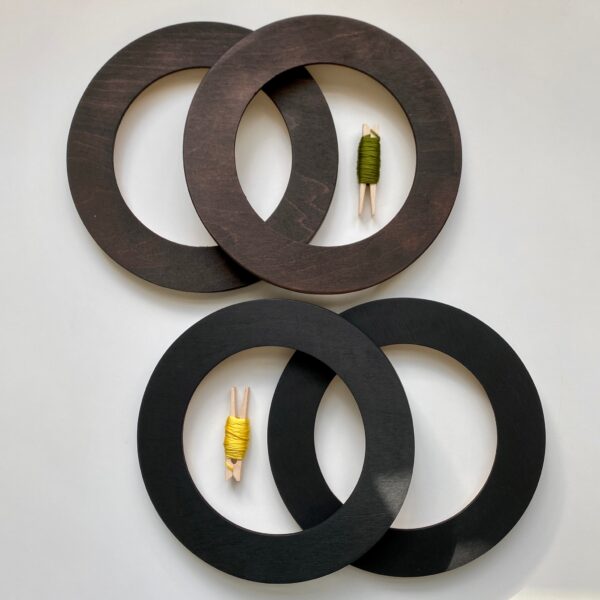 Modern Embroidery Hoop Circular Frame for 5" Hoops Black - Image 3