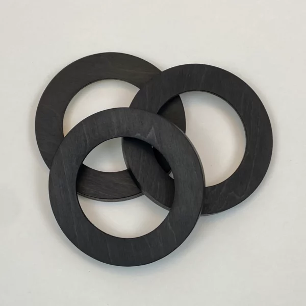 Modern Embroidery Hoop Circular Frame for 5" Hoops Black - Image 2