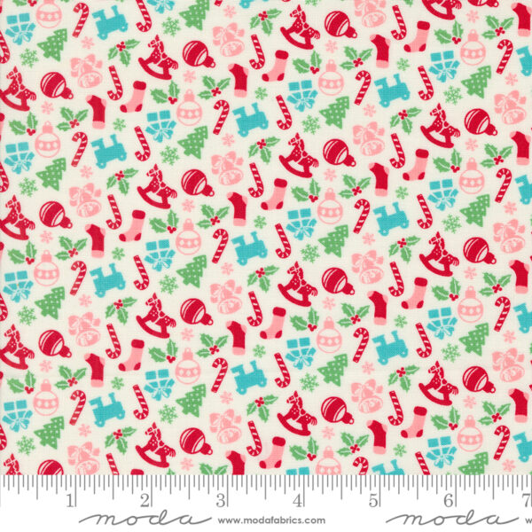 Moda Fabrics Urban Chicks Kitty Christmas Mini Charms - Image 23