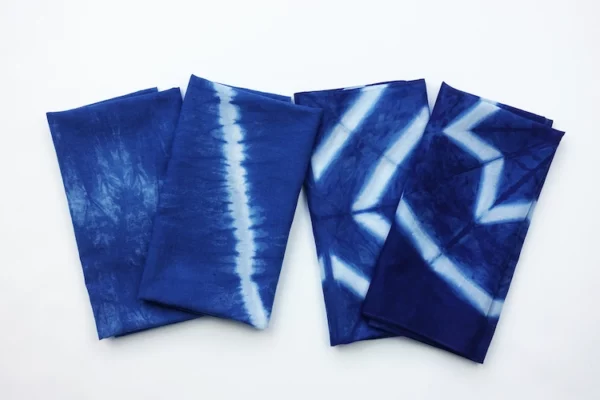 Yamato Indigo Dye Shibori Kit  (Bandana + Tenugui) - Image 3