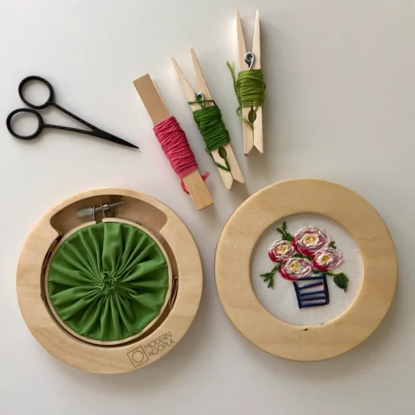 Modern Embroidery Hoop Circular Frame for 5" Hoops - Image 2