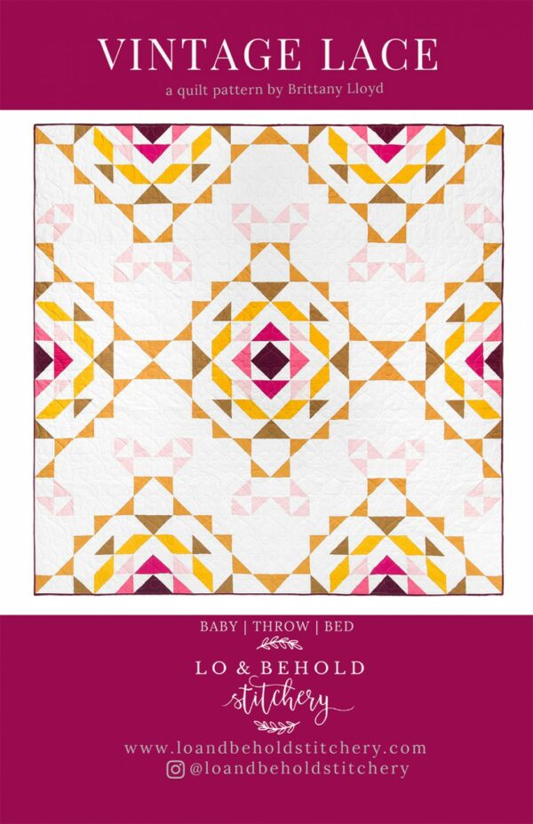 Lo & Behold Stitchery Vintage Lace Pattern