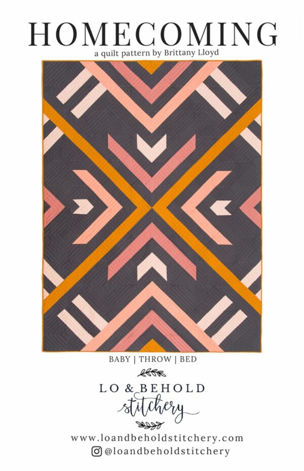 Lo & Behold Stitchery Homecoming Pattern