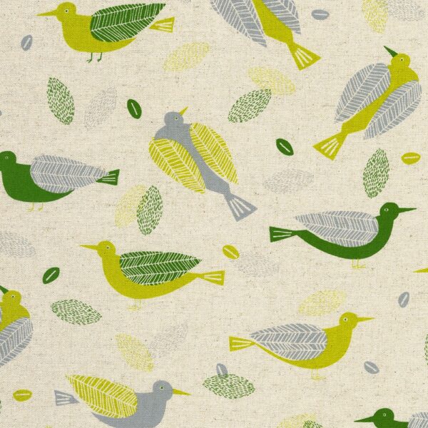 Sevenberry - Cotton Flax Birds Natural