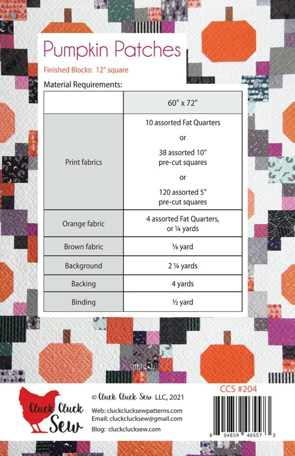 Cluck Cluck Pumpkin Patches Pattern - Image 2