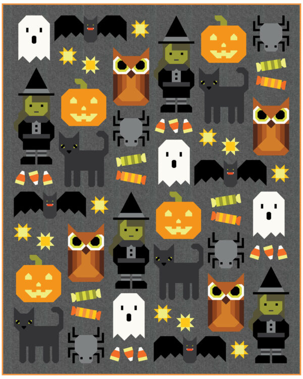 Elizabeth Hartman Happy Halloween Quilt Pattern - Image 3