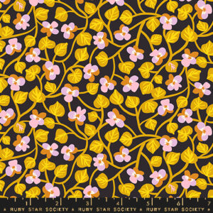 Ruby Star Society Kimberly Kight Bird is the Word Pansy Soft Black