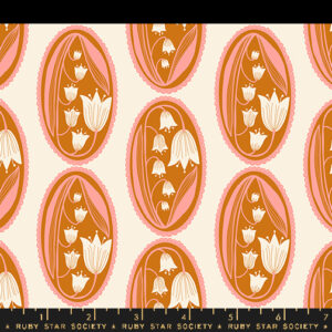 Ruby Star Society Jen Hewett Endpaper Lily of the Valley Cameo Natural