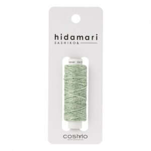 Lecien Cosmos Hidamari Melange Sashiko Mojito Green