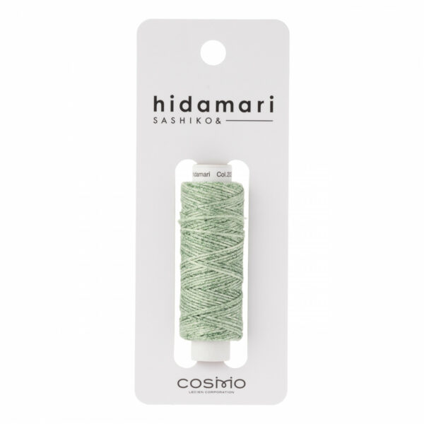Lecien Cosmos Hidamari Melange Sashiko Mojito Green