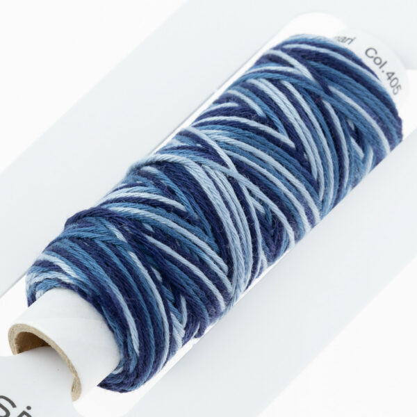 Lecien Cosmos Hidamari Variegated Sashiko Deep Ocean - Image 3
