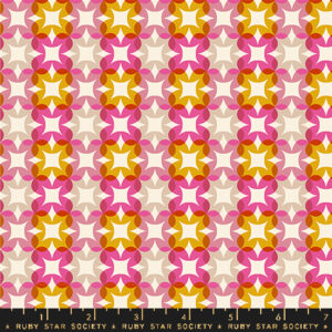 Ruby Star Society Rashida Coleman-Hale Woodland Park Flower Plaid Raspberry