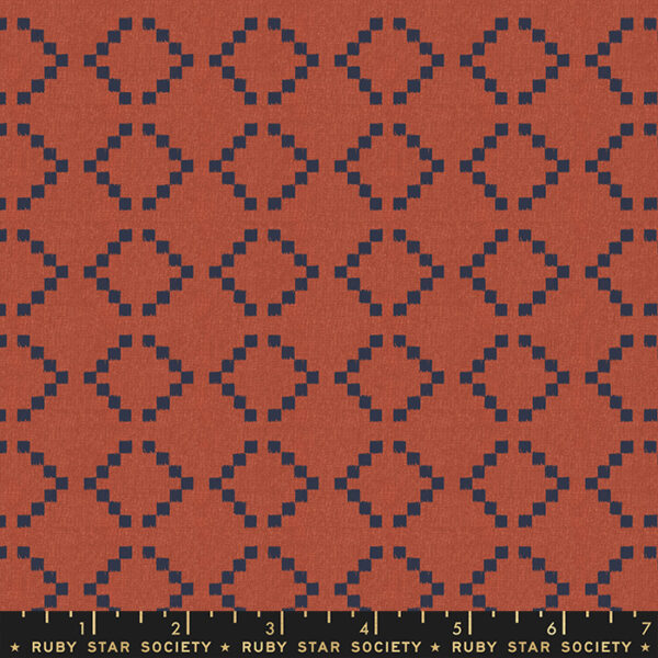 Ruby Star Society Alexia Marcelle Abegg Warp & Weft Parade Persimmon