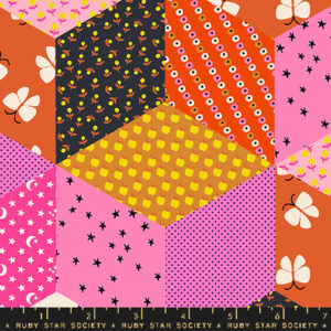 Ruby Star Society Alexia Marcelle Abegg Ooh Lucky Lucky Tumbling Blocks Pink