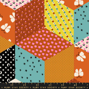 Ruby Star Society Alexia Marcelle Abegg Ooh Lucky Lucky Tumbling Blocks Caramel