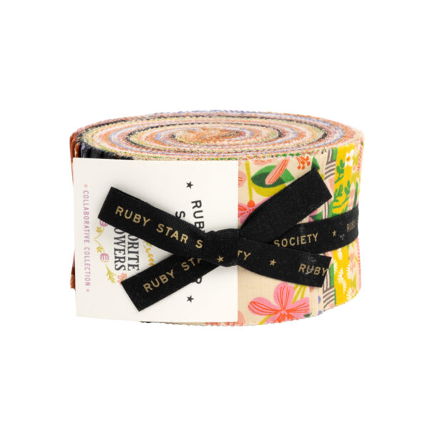 Ruby Star Rising Collaborative Collection Favorite Flowers Jelly Roll