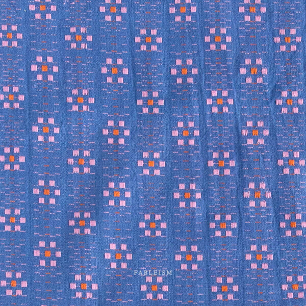 Fableism The House That Lars Built Swedish Holiday Karin Floral Cobalt - Image 2