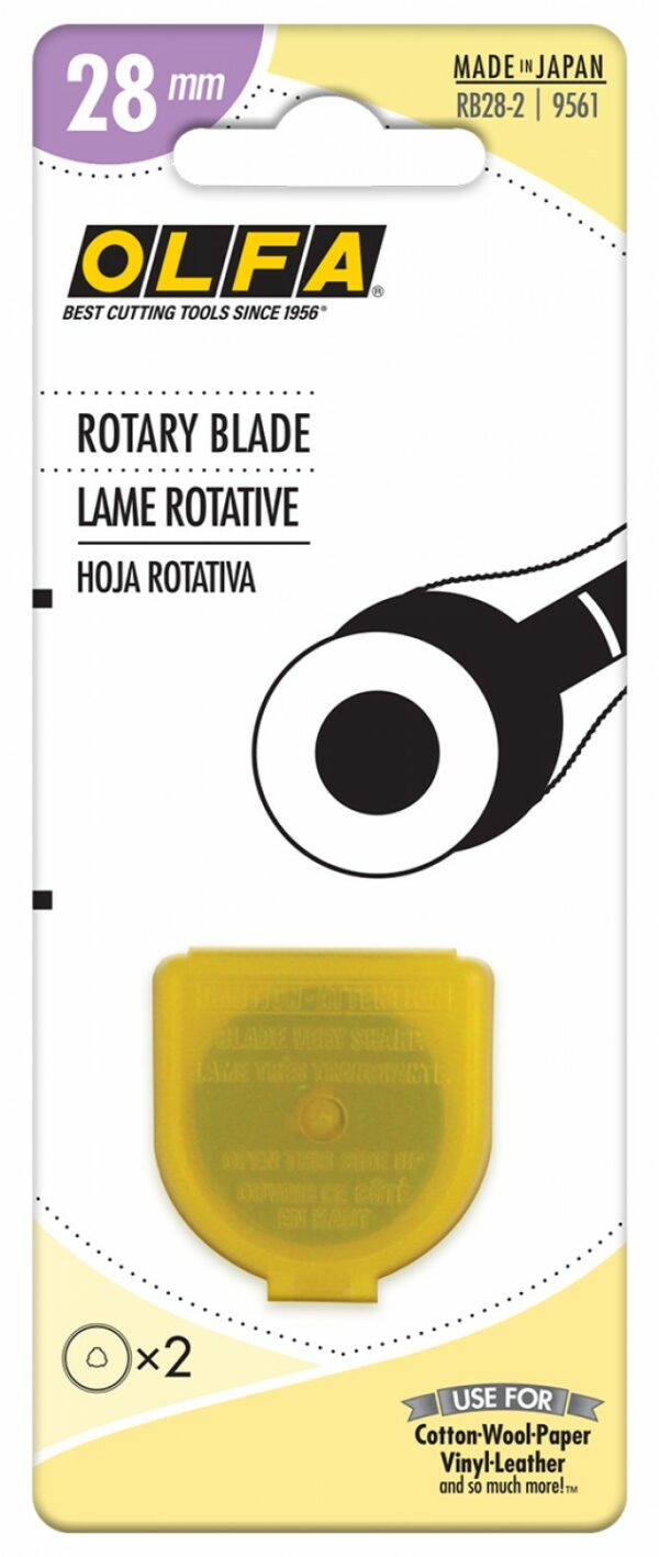 Olfa 28mm Rotary Blade 2ct