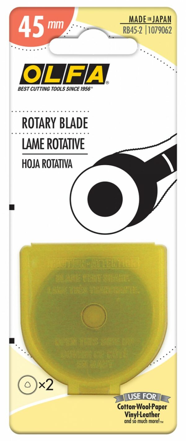 Olfa 45mm Rotary Blade 2ct