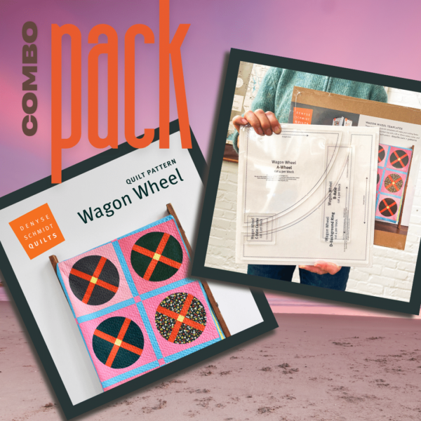 Denyse Schmidt Quilts Wagon Wheel Pattern & Templates Combo Pack