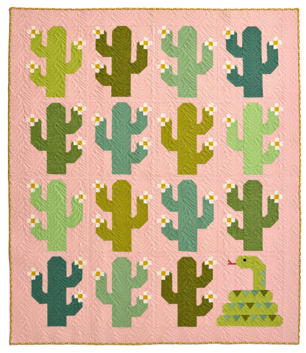 Pen + Paper Patterns Oh My Cacti Quilt Kit - Image 3