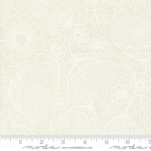 Moda Katharine Watson Field of Flowers Lace Florals Porcelian White
