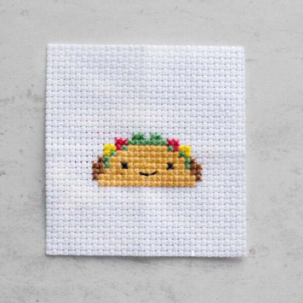 Marvling Bros Kawaii Cross Stitch Taco in a Matchbox - Image 2