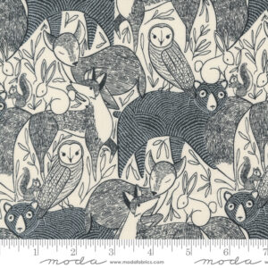Moda Gingiber Woodland Wonder Animals Cloud