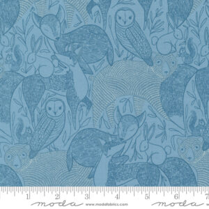 Moda Gingiber Woodland Wonder Animals Sky