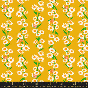 Ruby Star Society Melody Miller Carousel Daisy Chain Goldenrod (REMNANTS)