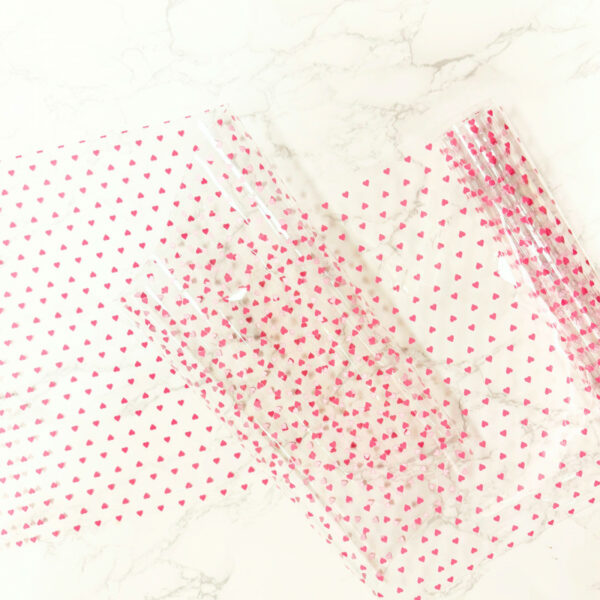 Sew HungryHippee Clear Vinyl Tiny Hearts