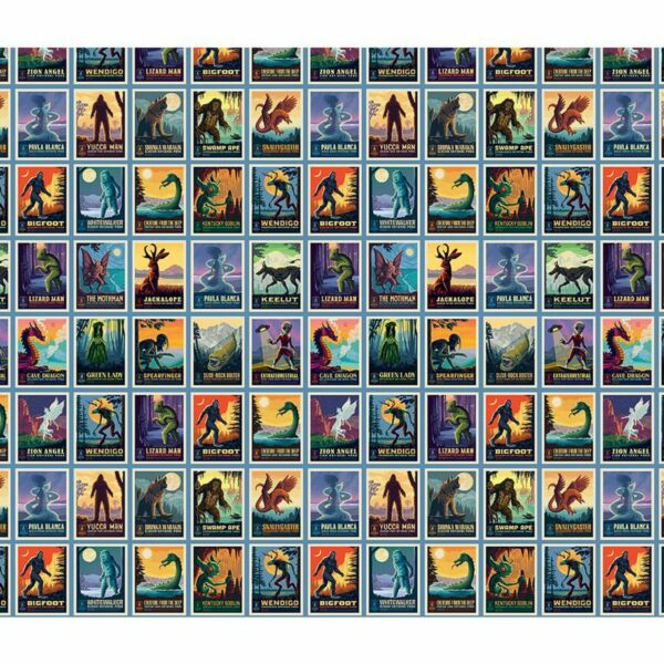 Riley Blake Designs Anderson Design Group Legends of the National Parks Postcards Blue - Image 2