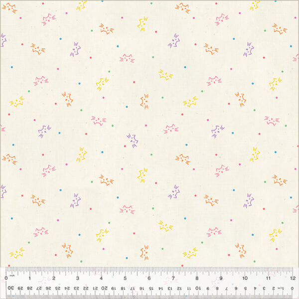 Windham Fabrics Whistler Studios Miniatures Spotted Kitten