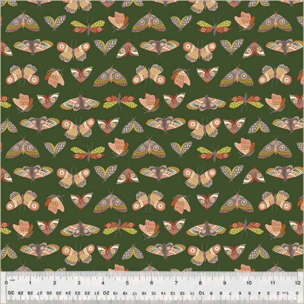 Windham Fabrics Jennifer Moore / Monaluna Under the Canopy Moonlit Moths Forest