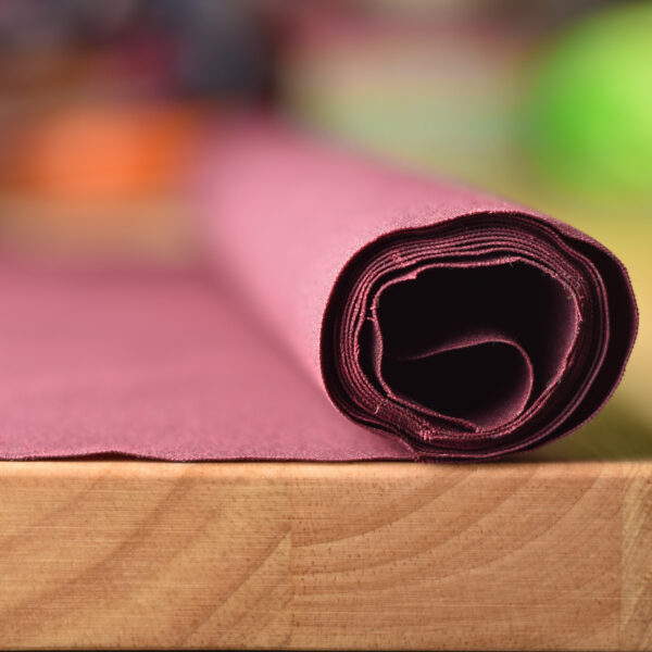 Wax Canvas Burgundy 1/2yd Cut - Image 2