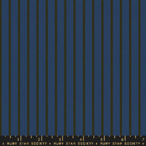 Ruby Star Society Alexia Marcelle Abegg Warp & Weft Ooh Lucky Lucky Sketch Stripe Navy