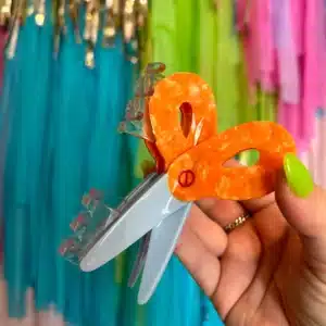 The Peach Fuzz Pin Scissors Hair Claw