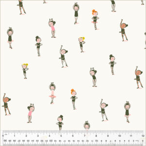 Windham Fabrics Heather Ross Studio Edit Ballerinas Cream
