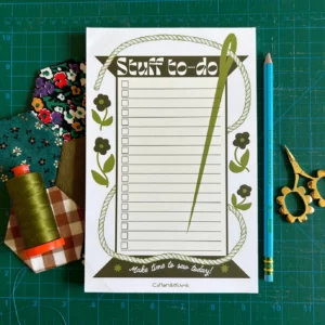 Cotton & Ochre Stuff to-do Notepad