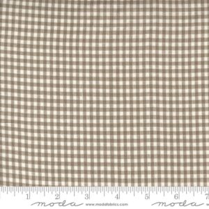 Moda Fabrics French General Woven Gingham 1/8" Stone Pearl