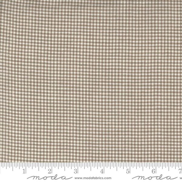 Moda Fabrics French General Woven Gingham 1/16" Stone Pearl