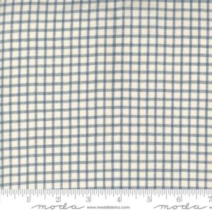 Moda Fabrics French General Woven Gingham Woad Pearl