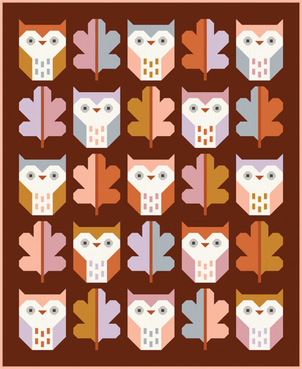 Pen + Paper Patterns Night Owl Quilt Pattern - Image 4