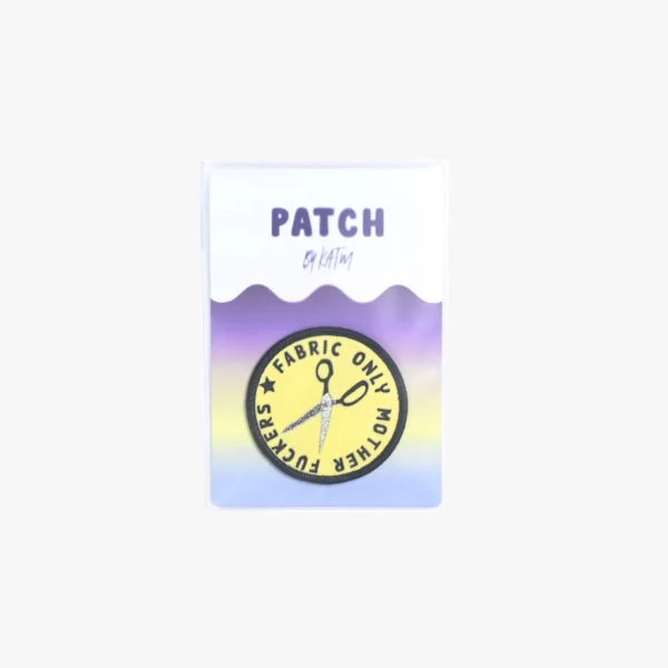 Kylie and the Machine "Fabric Only M*ther F*ckers" Iron On Patch