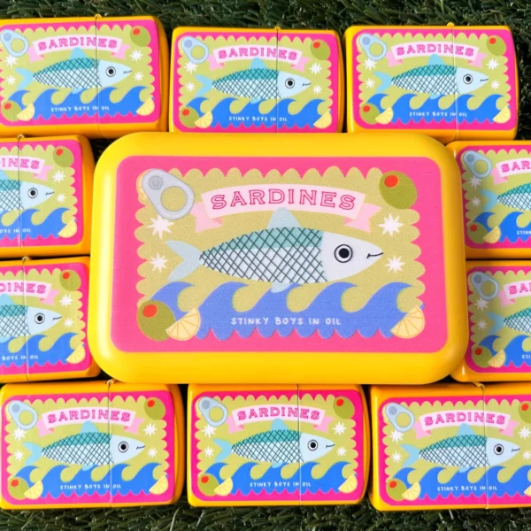 The Peach Fuzz Sardine Stash Box
