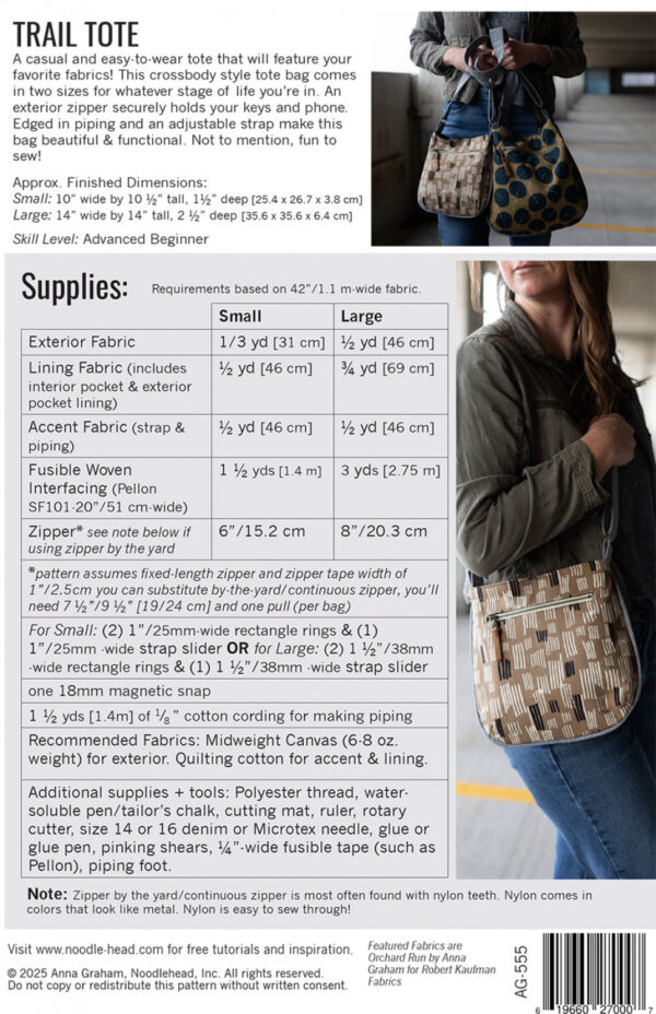Noodlehead Oxbow Trail Tote - Image 2