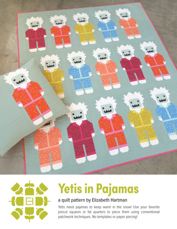 Elizabeth Hartman Yetis in Pajamas Pattern.