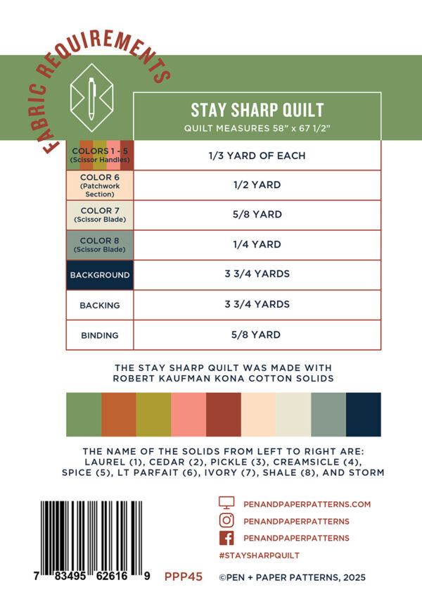 Pen + Paper Patterns Stay Sharp Pattern - Image 2