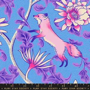 Ruby Star Society Sarah Watts Glow Garden Fox Bloom Lindley Blue