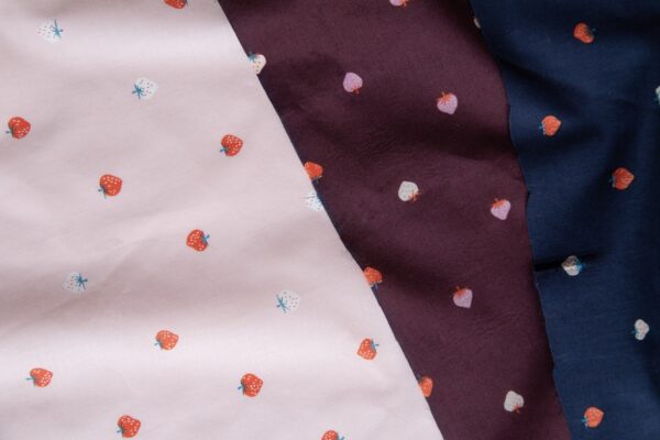 Ruby Star Society Kimberly Kight Strawberry Mini Strawberry Lawn Pale Pink - Image 2